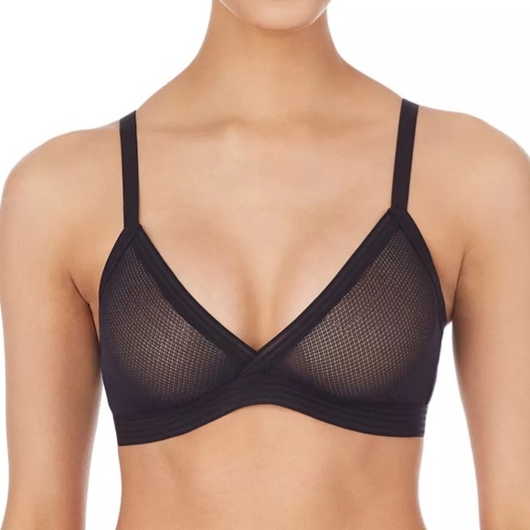 🌹DKNY BRAND NEW SHEER STRIPE BRALETTE SIZE S - Picture 1 of 6